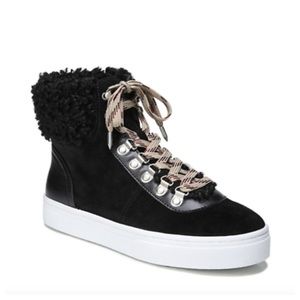 Sam Edelman women’s black high top sneaker